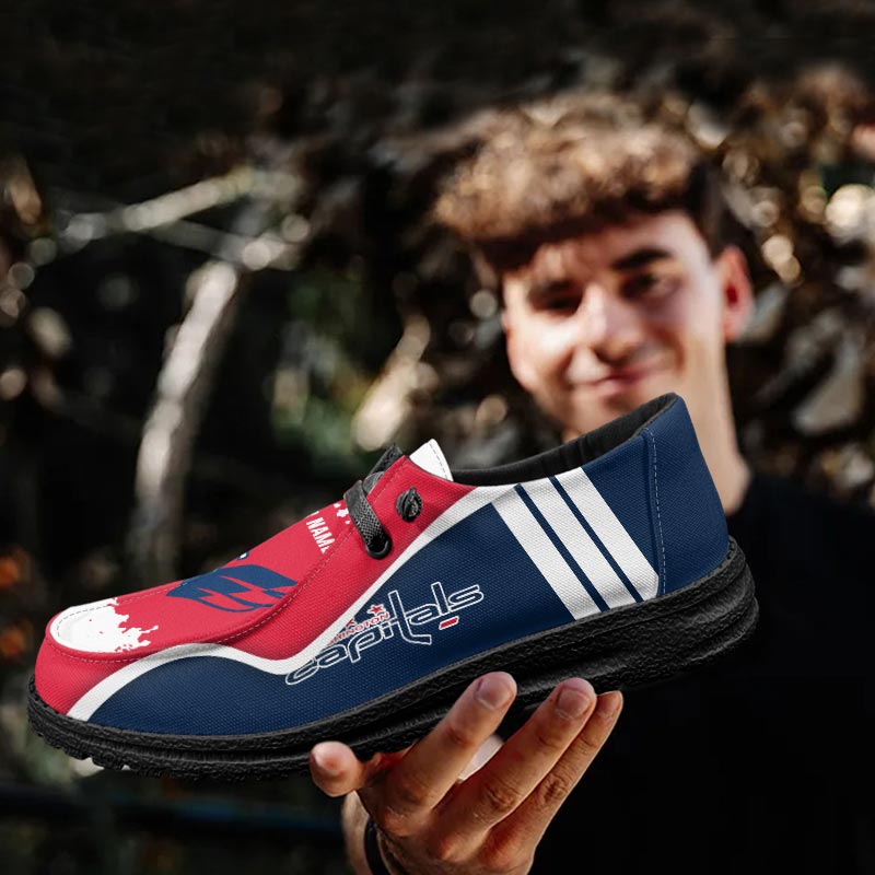 Washington Capitals Lace Up Loafers Shoes 2026