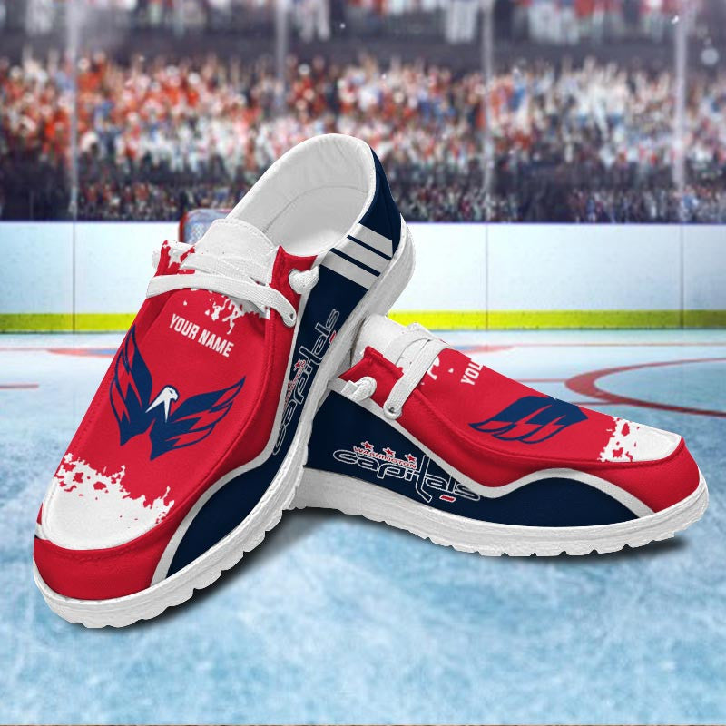 Washington Capitals Lace Up Loafers Shoes 2026