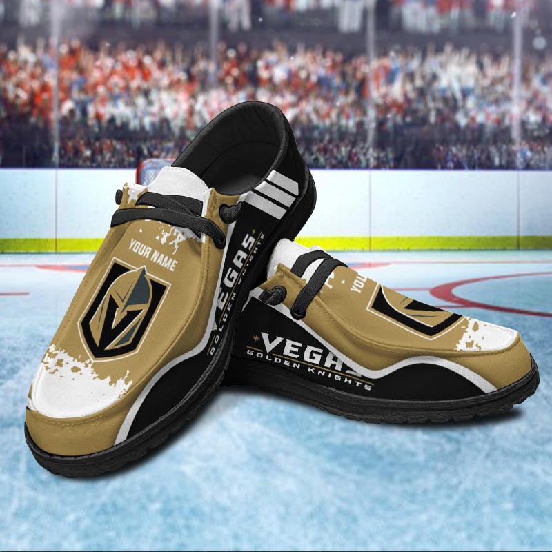 Vegas Golden Knights Lace Up Loafers Shoes 2026