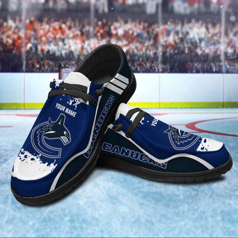 Vancouver Canucks Lace Up Loafers Shoes 2026