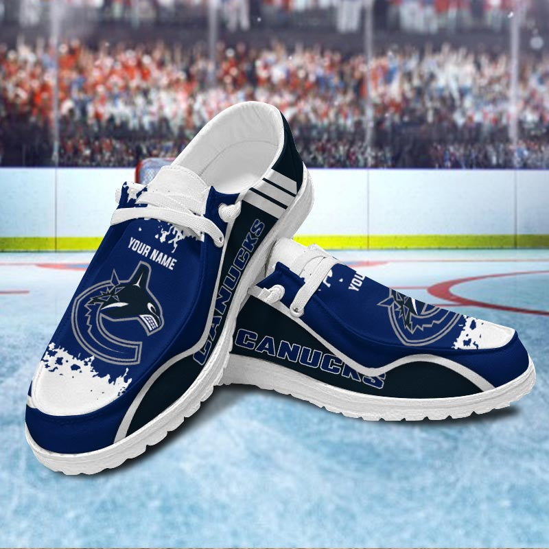 Vancouver Canucks Lace Up Loafers Shoes 2026