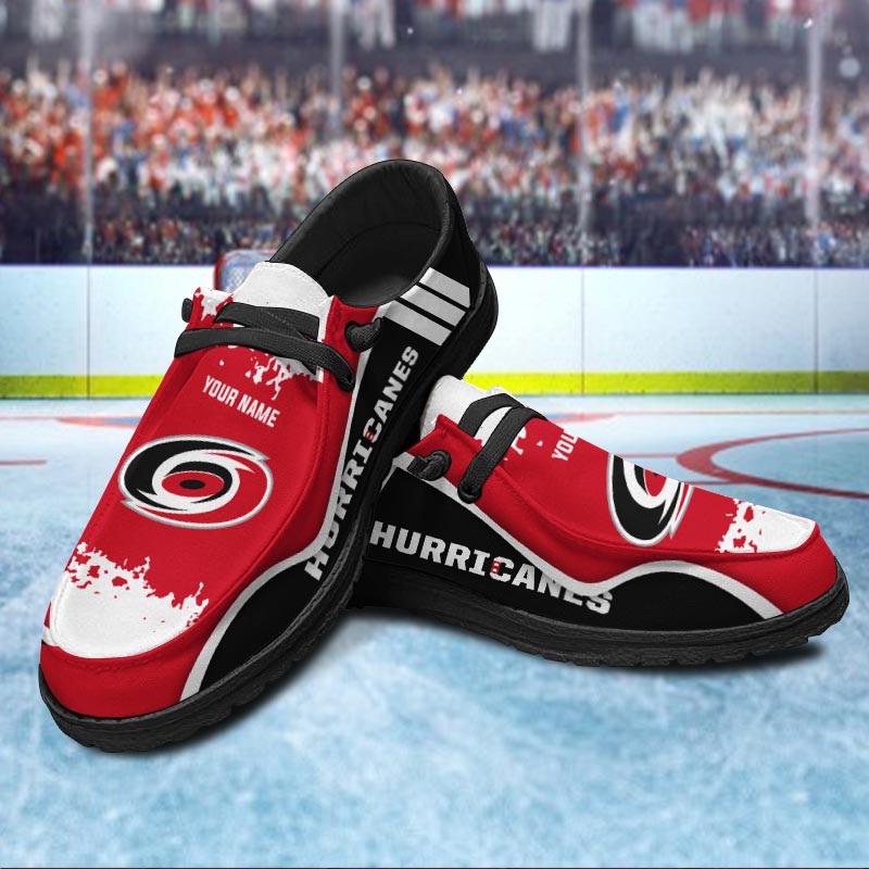 Carolina Hurricanes Lace Up Loafers Shoes 2026