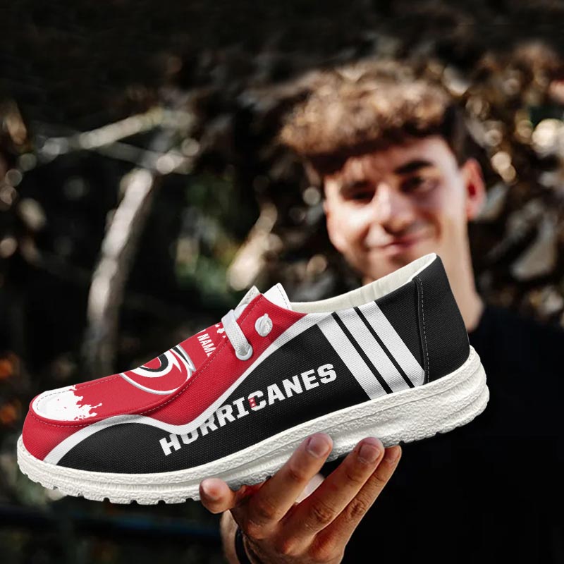 Carolina Hurricanes Lace Up Loafers Shoes 2026