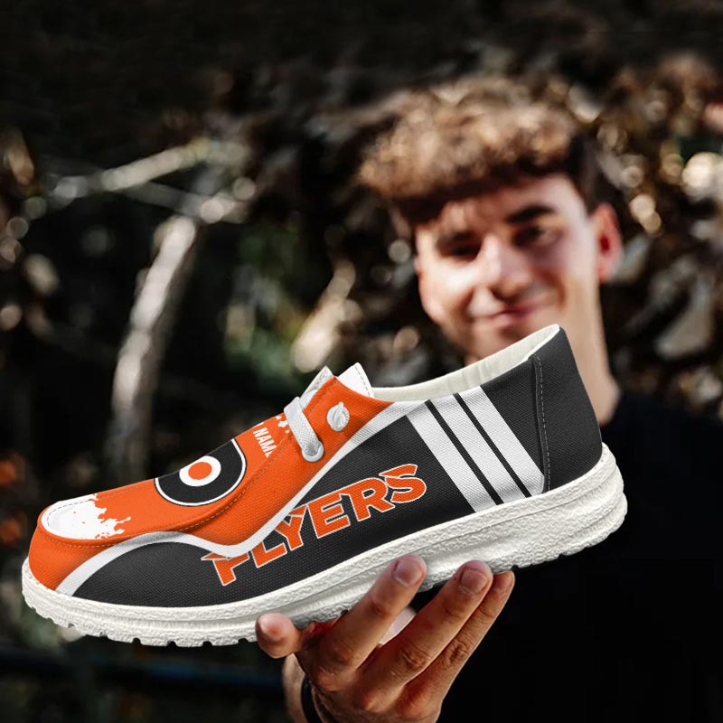 Philadelphia Flyers Lace Up Loafers Shoes 2026