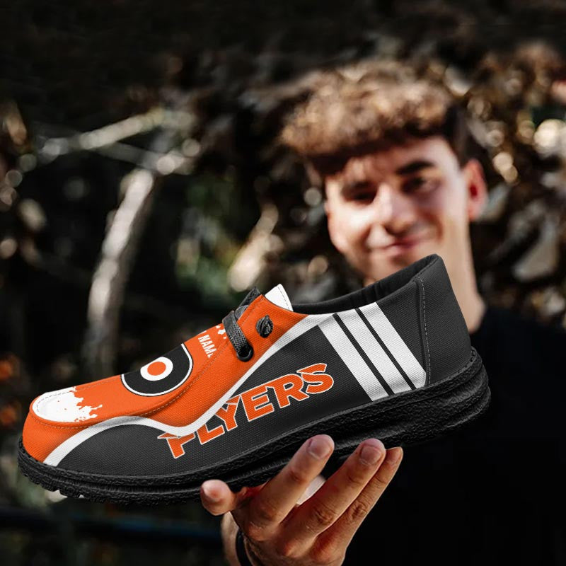 Philadelphia Flyers Lace Up Loafers Shoes 2026