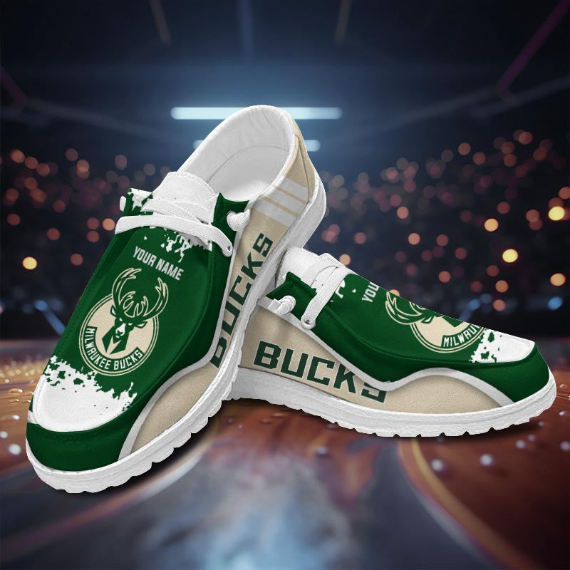 Milwaukee Bucks Lace Up Loafers 2026