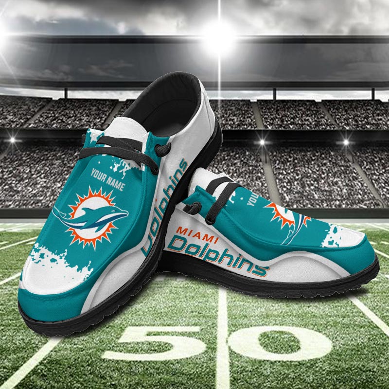 Miami Dolphins Lace Up Loafers 2026