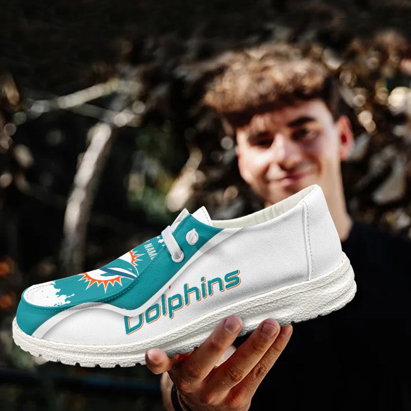Miami Dolphins Lace Up Loafers 2026