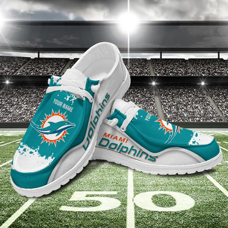 Miami Dolphins Lace Up Loafers 2026