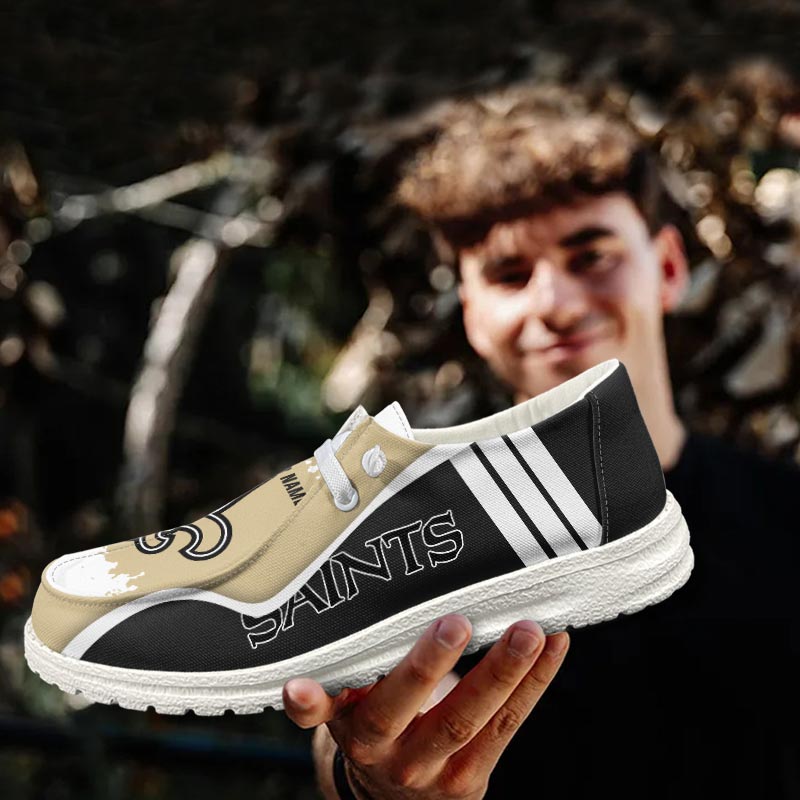 New OrleansSaints Lace Up Loafers 2026