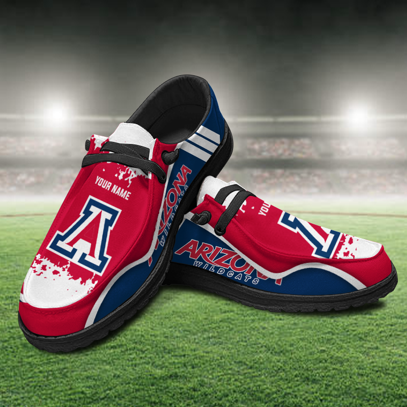 Arizona Wildcats Lace Up Loafers Shoes 2026