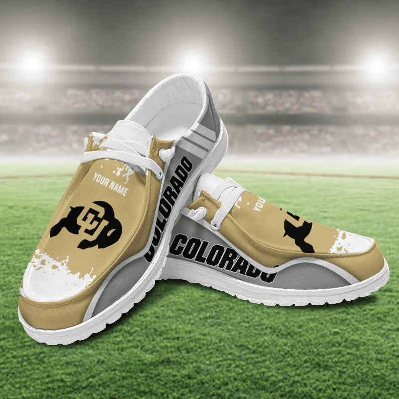 Colorado Buffaloes Lace Up Loafers Shoes 2026