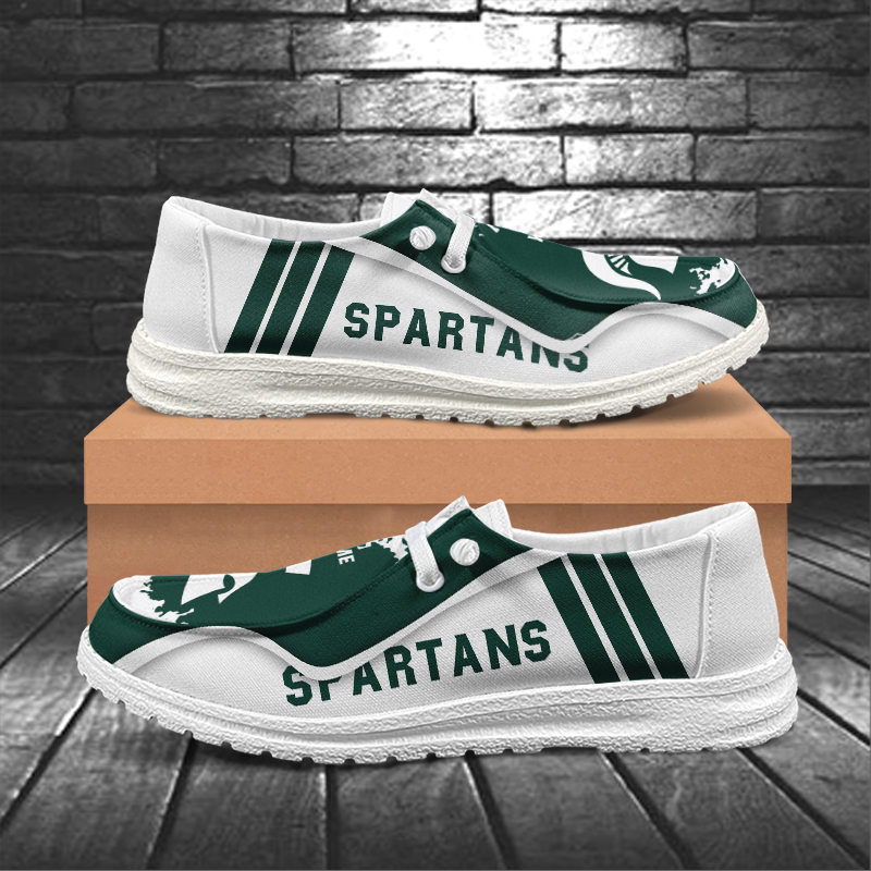 Michigan State Spartans Lace Up Loafers Shoes 2026