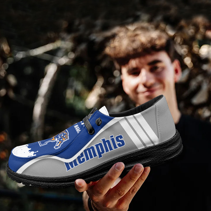 Memphis Tigers Lace Up Loafers Shoes 2026