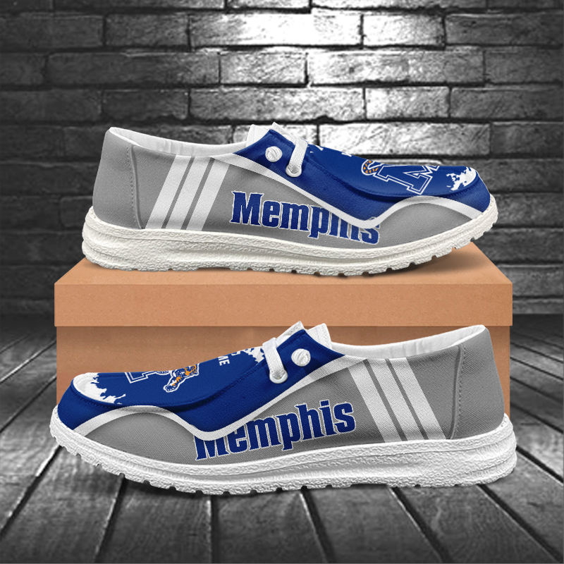 Memphis Tigers Lace Up Loafers Shoes 2026