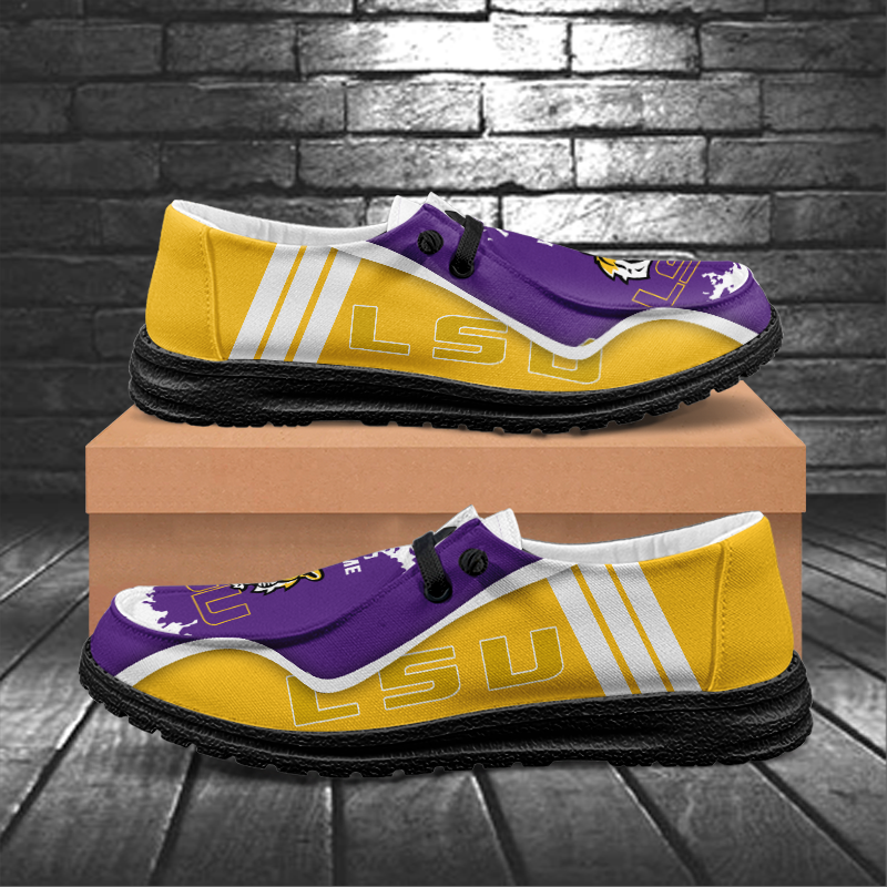 LSU Tigers Lace Up Loafers Shoes 2026