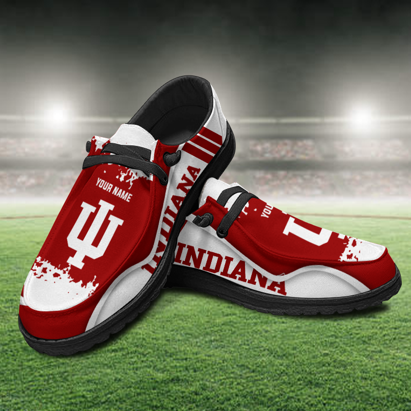 Indiana Hoosiers Lace Up Loafers Shoes 2026