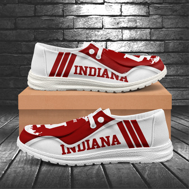 Indiana Hoosiers Lace Up Loafers Shoes 2026
