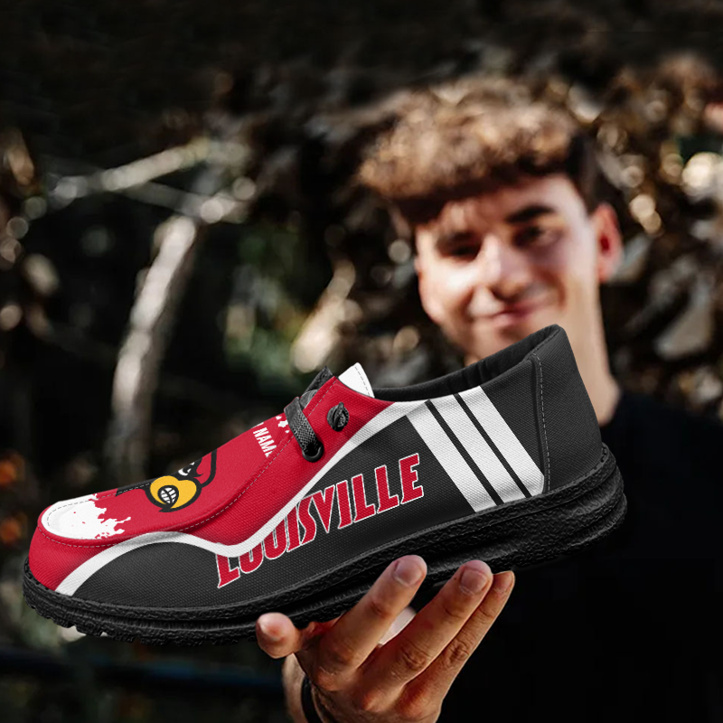 Louisville Cardinals Lace Up Loafers Shoes 2026