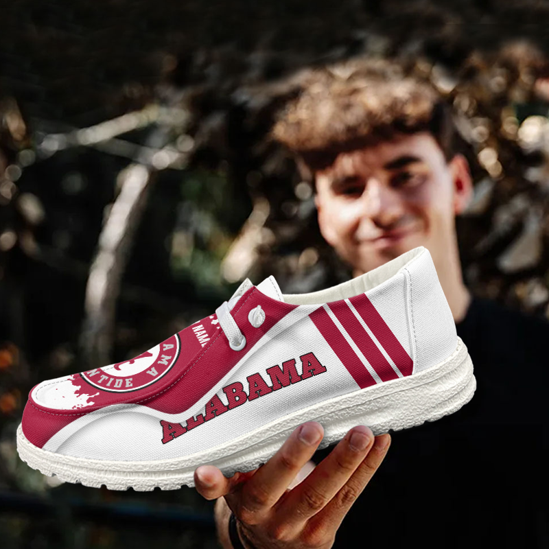 Alabama Crimson Tide Lace Up Loafers Shoes 2026