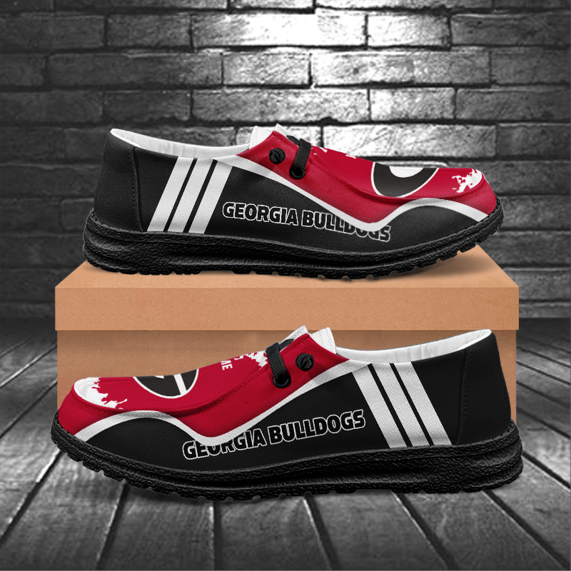 Georgia Bulldogs Lace Up Loafers Shoes 2026