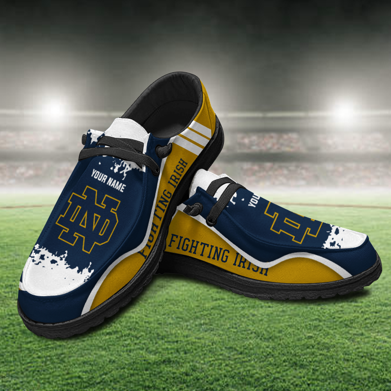 Notre Dame Fighting Irish Lace Up Loafers Shoes 2026