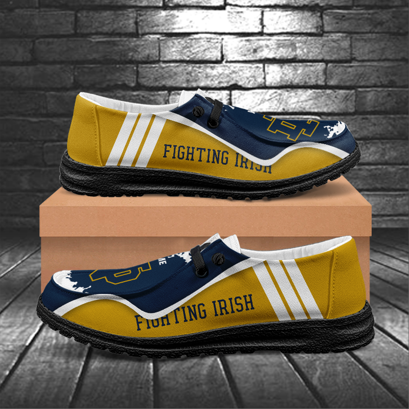 Notre Dame Fighting Irish Lace Up Loafers Shoes 2026