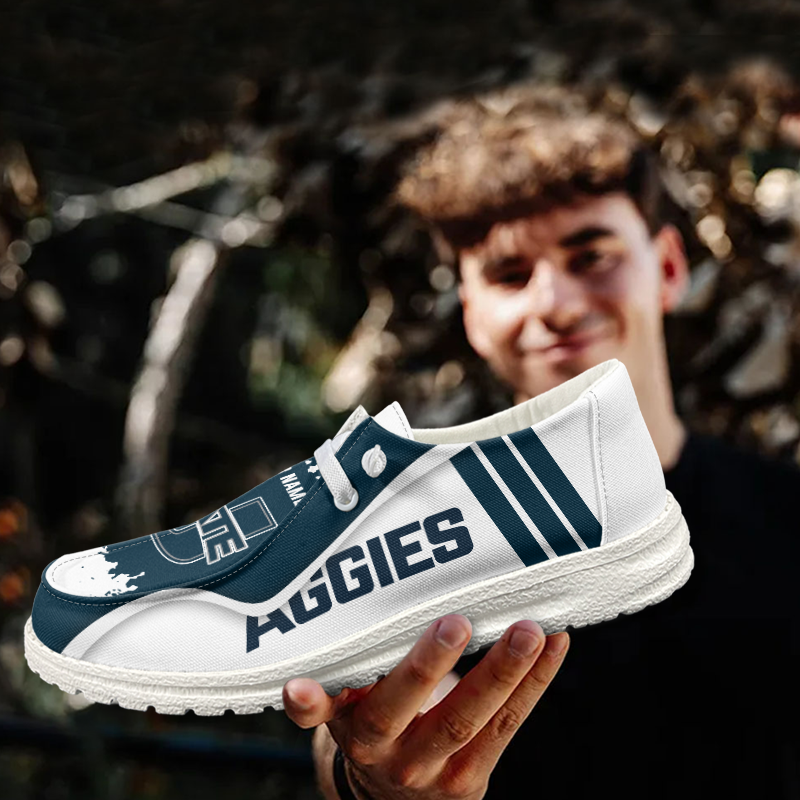 Utah State Aggies Lace Up Loafers Shoes 2026