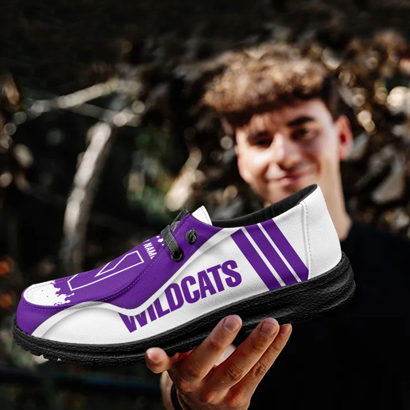 Northwestern Wildcats Lace Up Loafers Shoes 2026