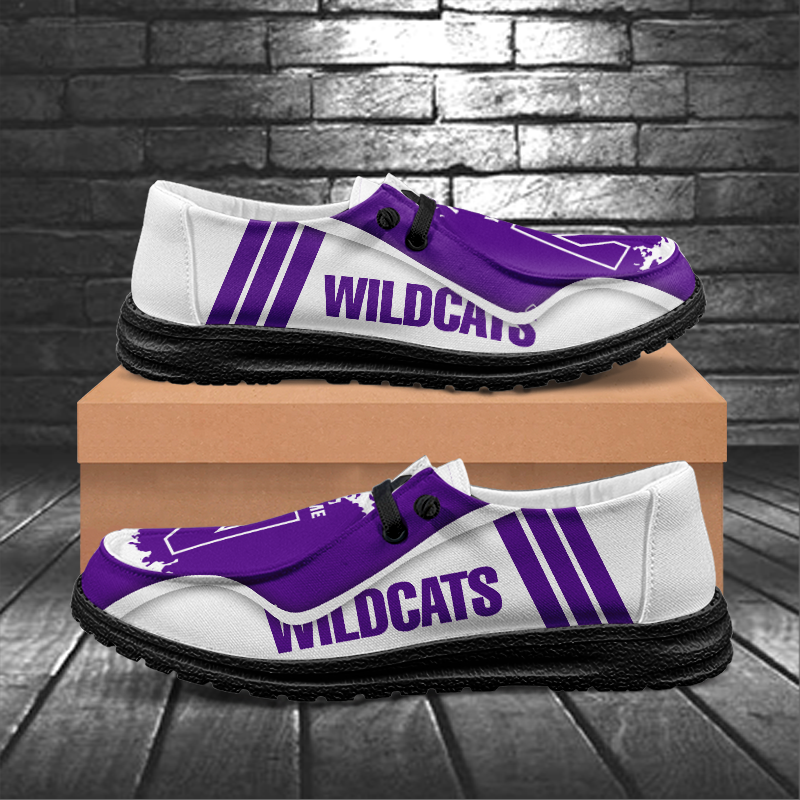 Northwestern Wildcats Lace Up Loafers Shoes 2026