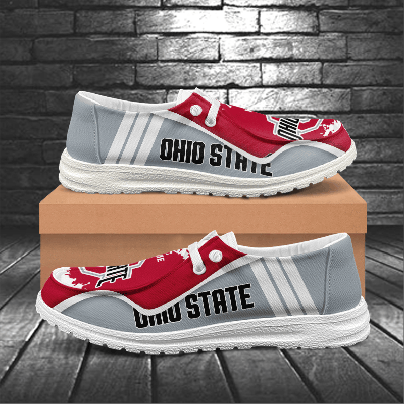 Ohio State Buckeyes Lace Up Loafers Shoes 2026