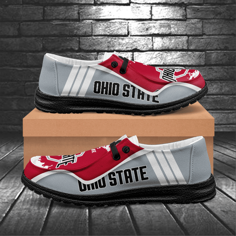 Ohio State Buckeyes Lace Up Loafers Shoes 2026