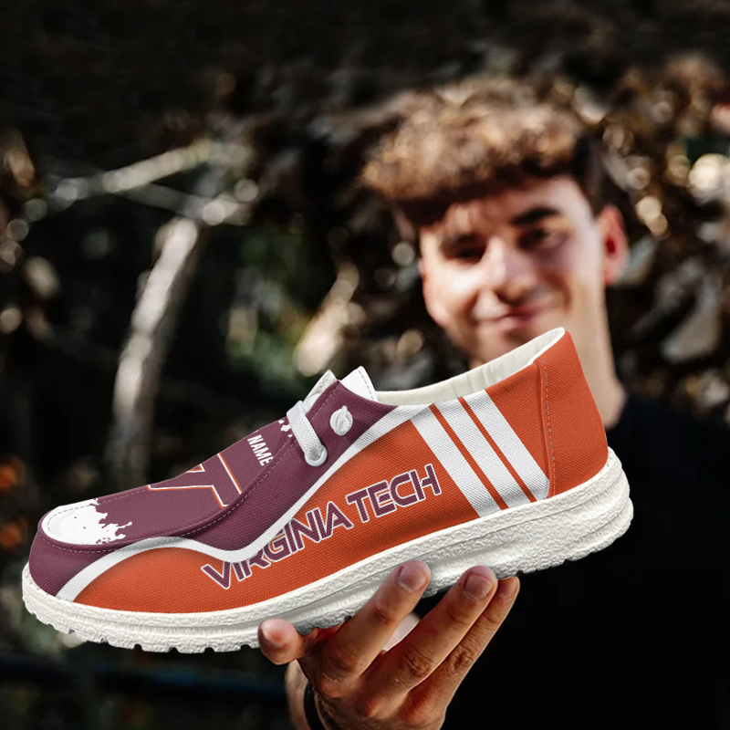 Virginia Tech Hokies Lace Up Loafers Shoes 2026