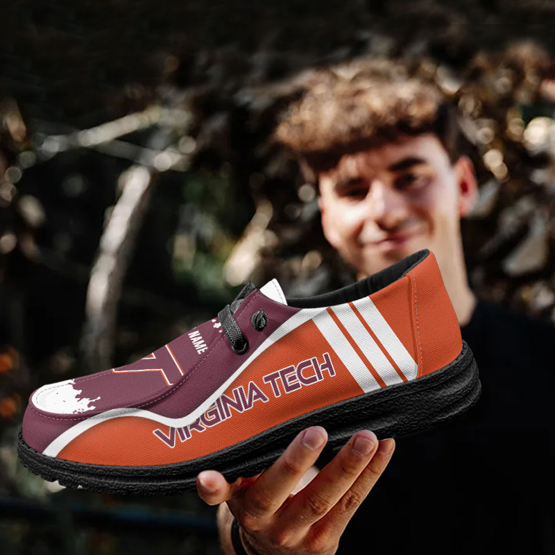 Virginia Tech Hokies Lace Up Loafers Shoes 2026
