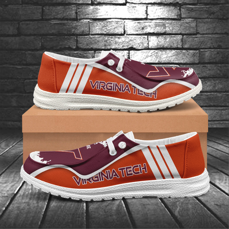 Virginia Tech Hokies Lace Up Loafers Shoes 2026
