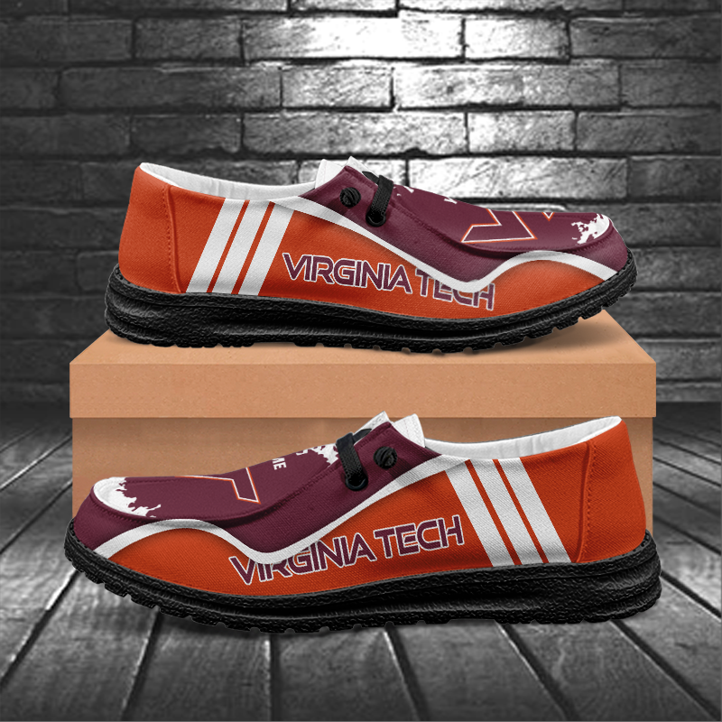 Virginia Tech Hokies Lace Up Loafers Shoes 2026