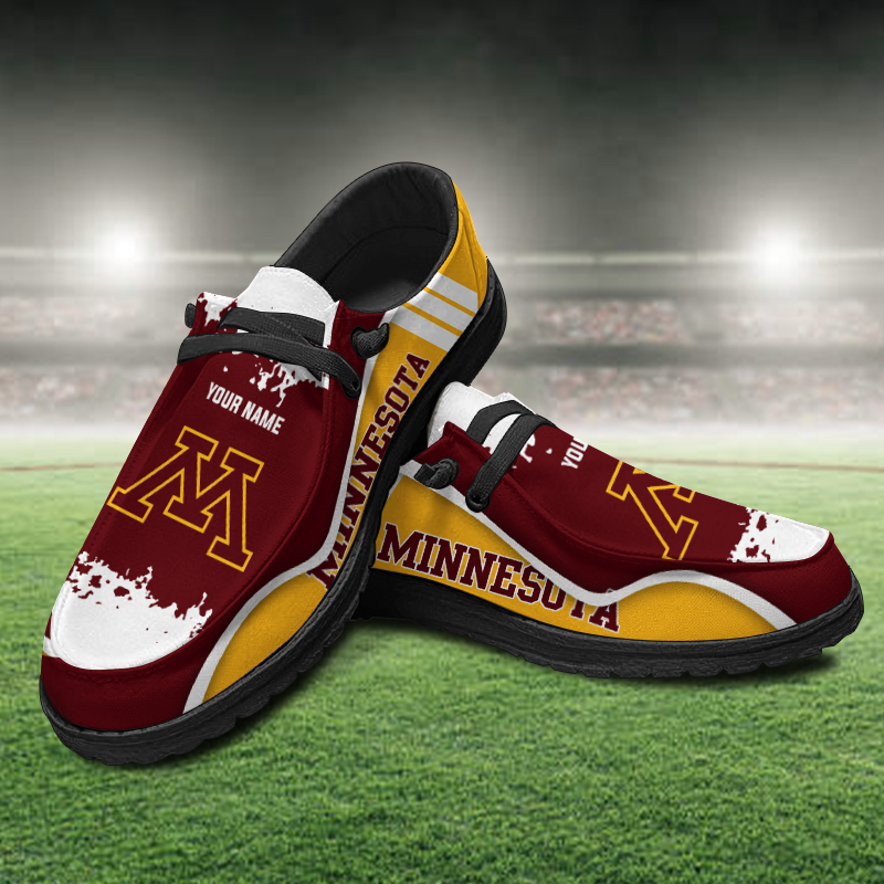 Minnesota Golden Gophers Lace Up Loafers Shoes 2026