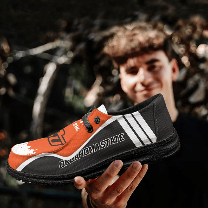 Oklahoma State Cowboys Lace Up Loafers Shoes 2026