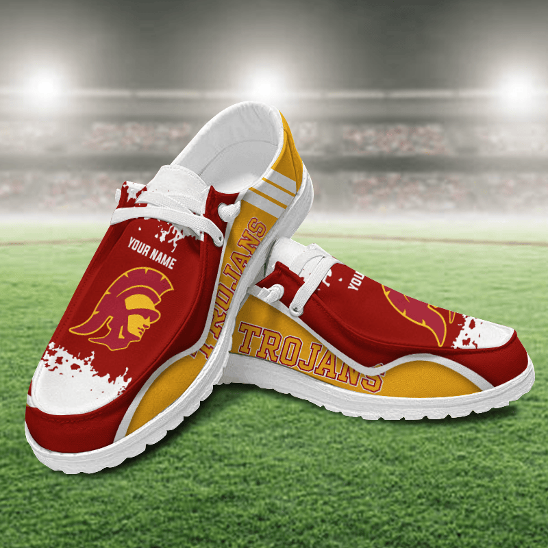 USC Trojans Lace Up Loafers Shoes 2026