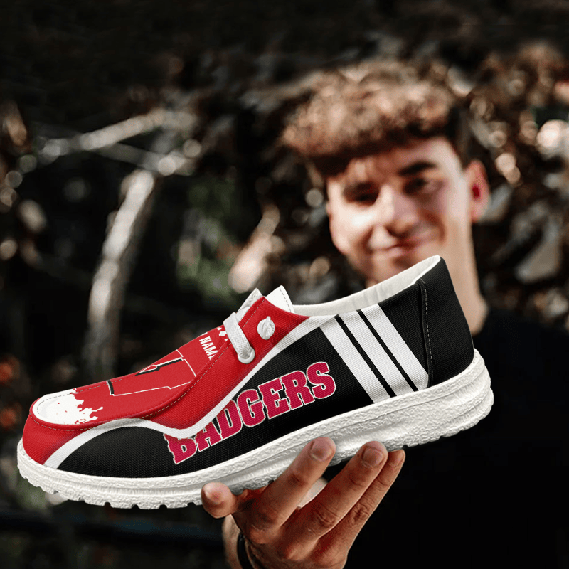 Wisconsin Badgers Lace Up Loafers Shoes 2026