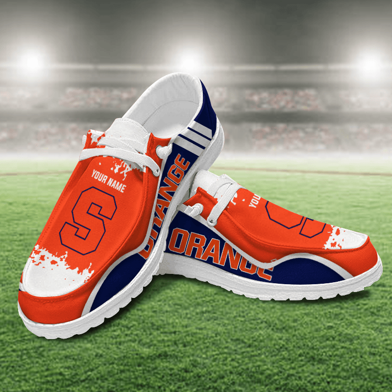Syracuse Orange Lace Up Loafers Shoes 2026