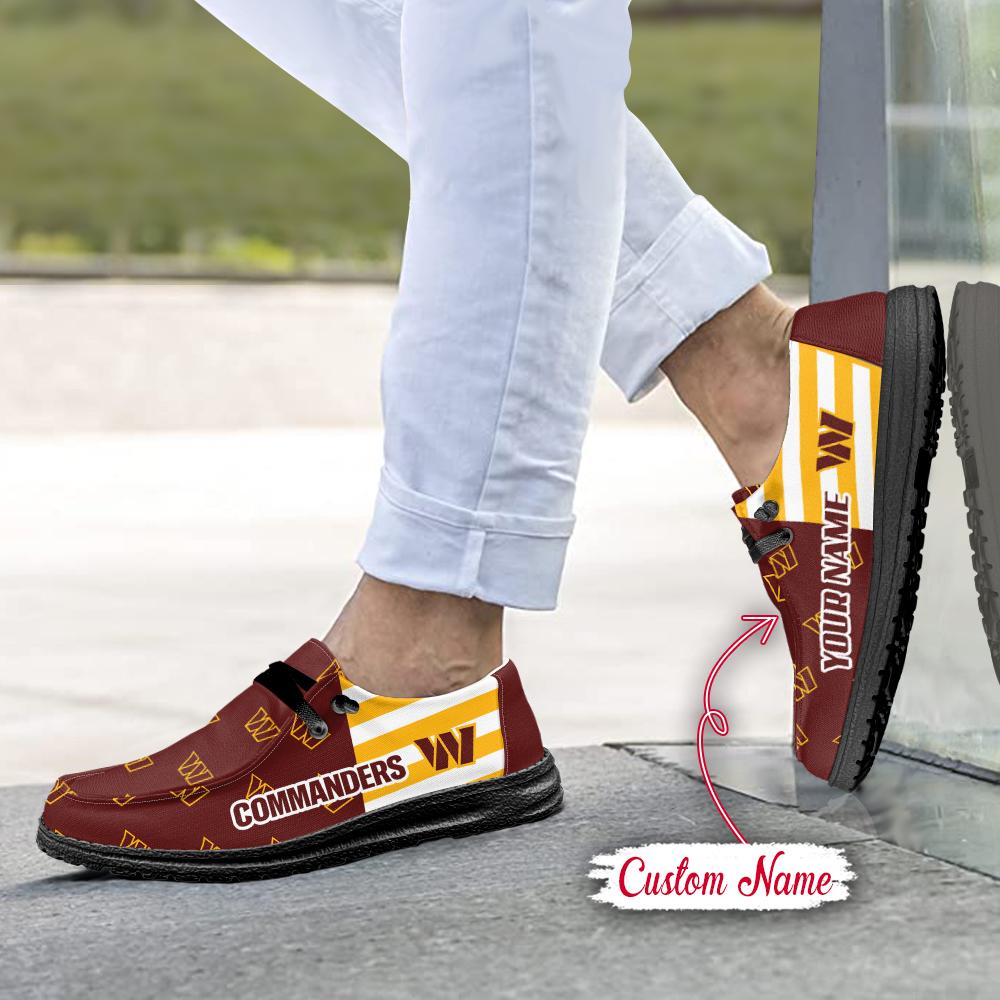 Healalio Washington Commanders Lace Up Loafers 2026