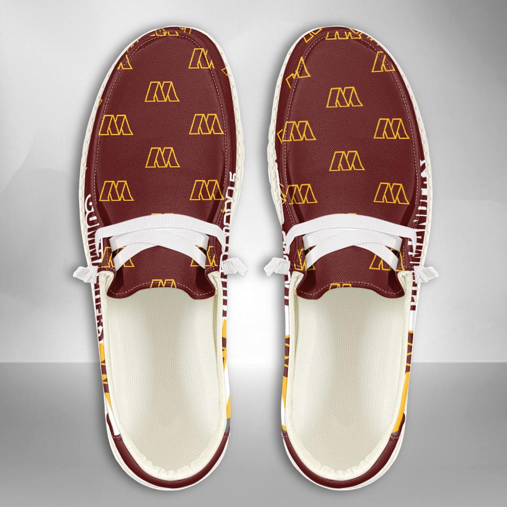 Healalio Washington Commanders Lace Up Loafers 2026