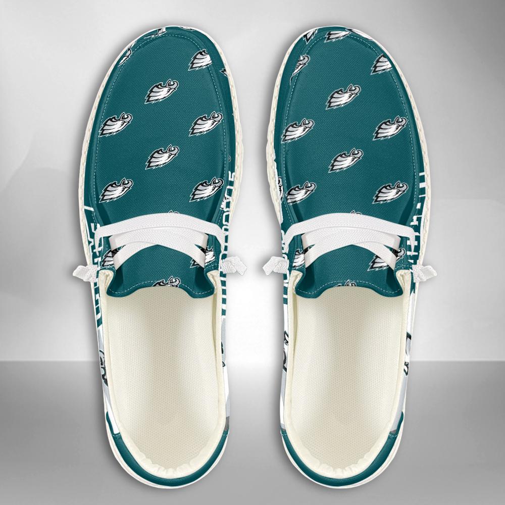 Healalio Philadelphia Eagles Lace Up Loafers 2026