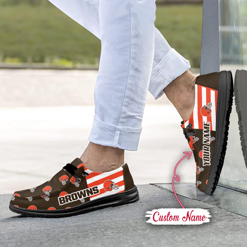 Healalio Cleveland Browns Lace Up Loafers 2026