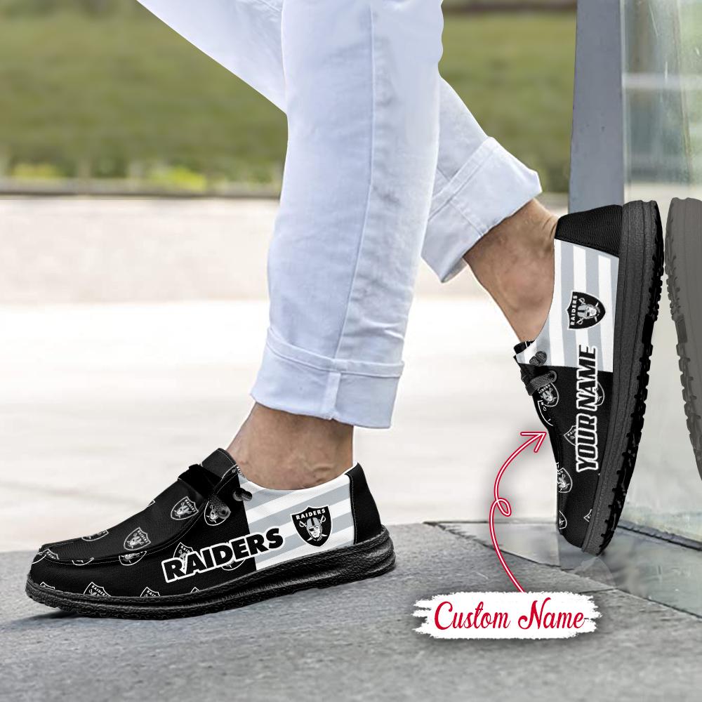 Healalio Las Vegas Raiders Lace Up Loafers 2026
