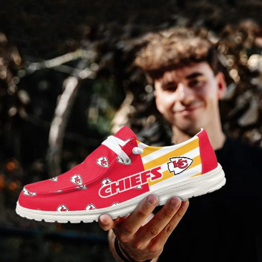Healalio Kansas City Chiefs Lace Up Loafers 2026