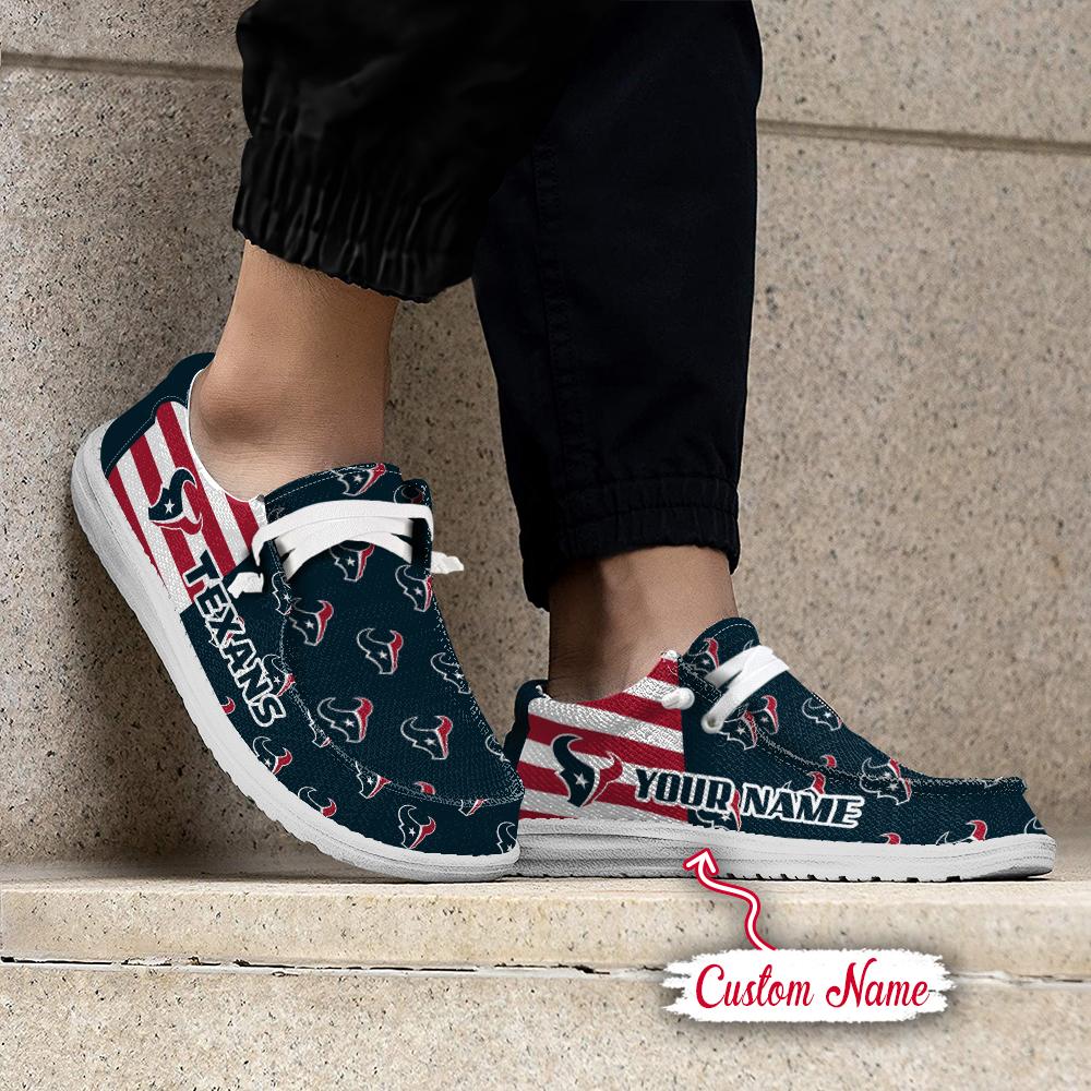 Healalio Houston Texans Lace Up Loafers 2026