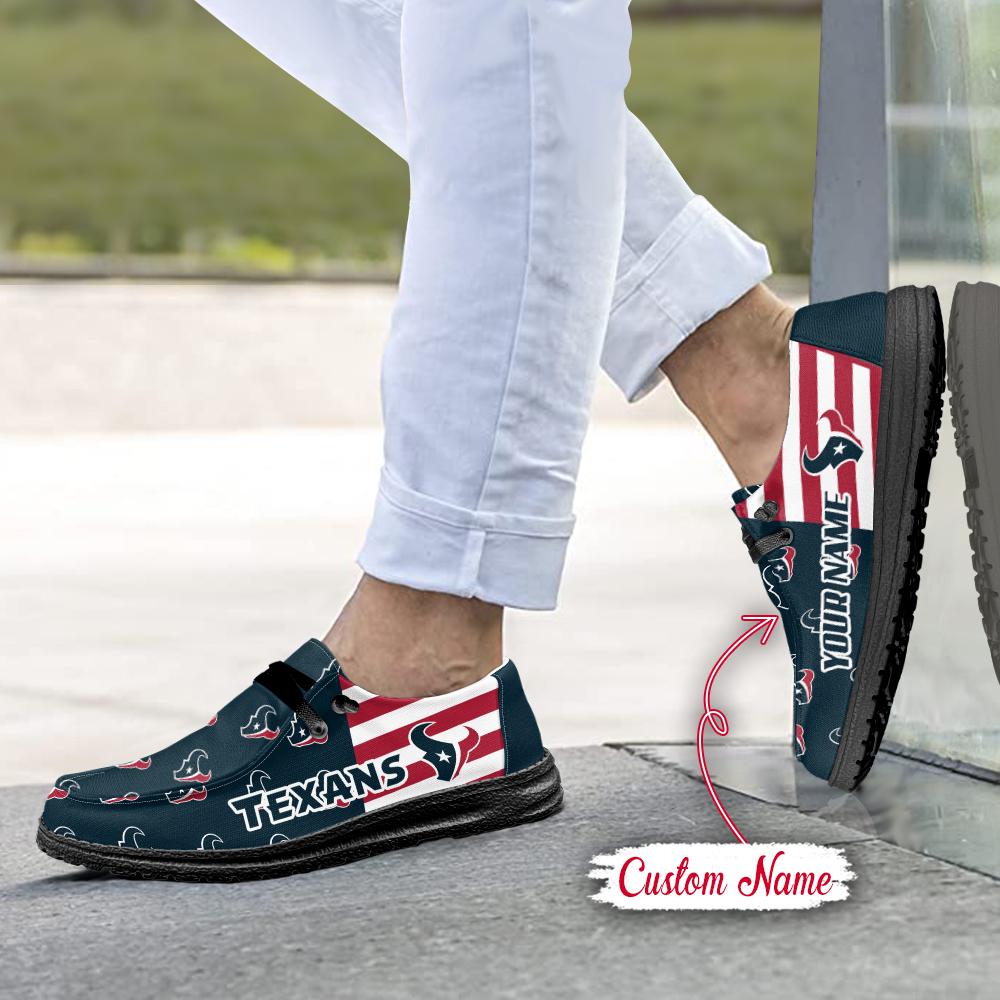 Healalio Houston Texans Lace Up Loafers 2026
