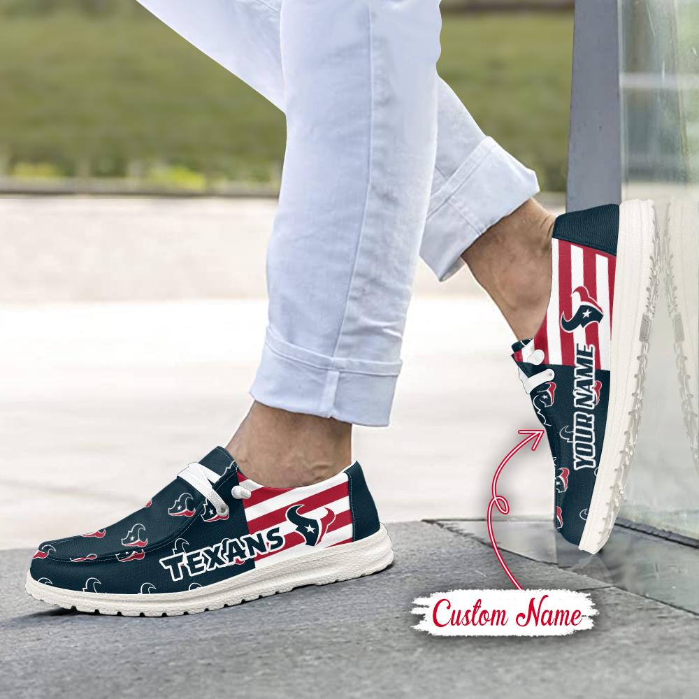 Healalio Houston Texans Lace Up Loafers 2026